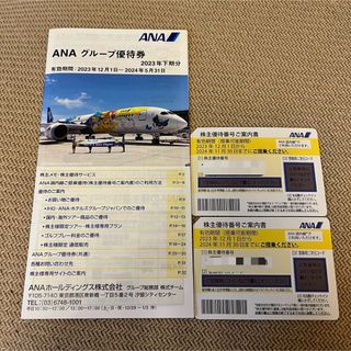 エーエヌエー(ゼンニッポンクウユ)(ANA(全日本空輸))のANA 株主優待券2枚+グループ優待券　2024年11月30日まで(その他)