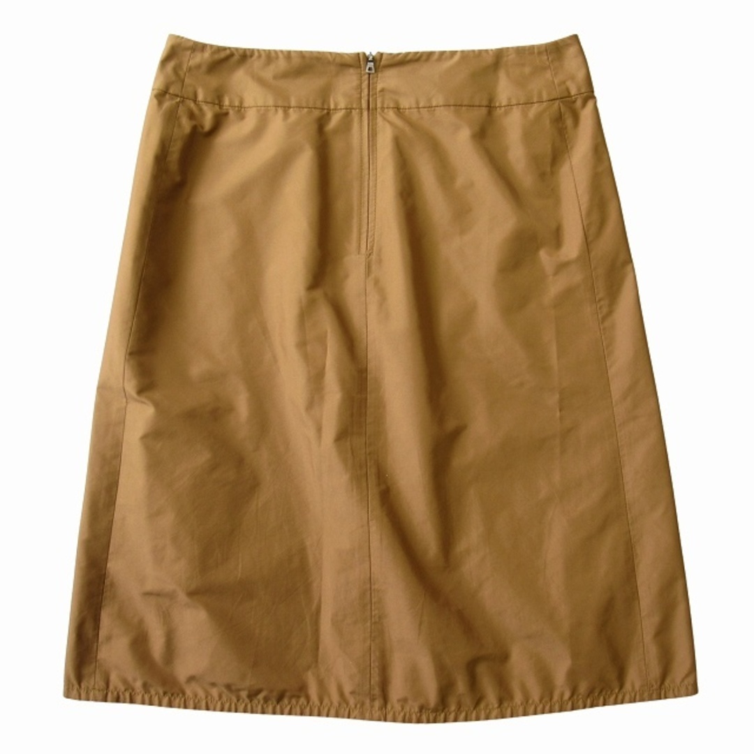 PRADA(プラダ)の美品 プラダ PRADA ハーフ 台形 スカート バックジップ 薄手 サイズ40 レディースのスカート(ひざ丈スカート)の商品写真