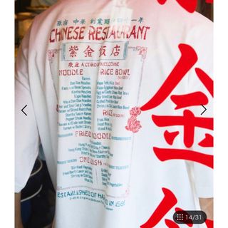 フリークスストア(FREAK'S STORE)の紫金飯店×FREAK’S STORE 別注 クルーネックTシャツ　L(Tシャツ/カットソー(半袖/袖なし))