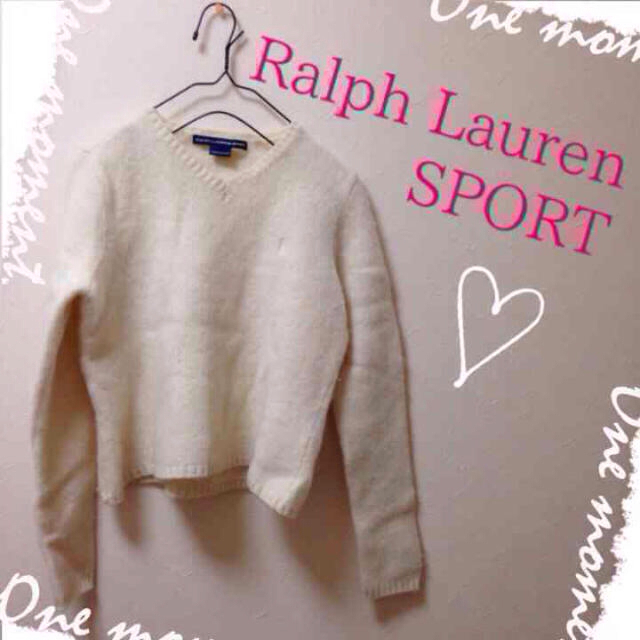 Ralph Lauren(ラルフローレン)のR.L SPORT♥︎訳あり 白セーター キッズ/ベビー/マタニティのキッズ服女の子用(90cm~)(その他)の商品写真