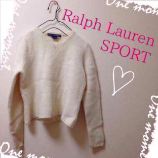 ラルフローレン(Ralph Lauren)のR.L SPORT♥︎訳あり 白セーター(その他)