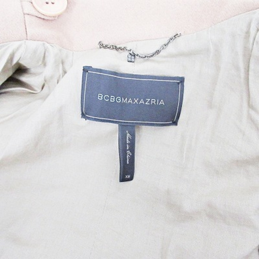 BCBGMAXAZRIA(ビーシービージーマックスアズリア)のBCBGマックスアズリア チェスターコート ジャケット ロング ウール XS レディースのジャケット/アウター(チェスターコート)の商品写真