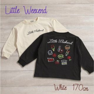 シマムラ(しまむら)の最終値下げ！刺繍ネオンサイン ロンＴ White 新品(Tシャツ/カットソー(七分/長袖))