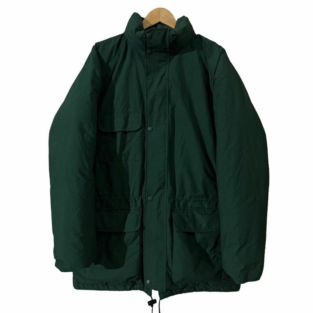 Eddie Bauer(エディーバウアー)の80s USA製 エディーバウアー GORE-TEX ダウン ジャケット 緑 M メンズのジャケット/アウター(ダウンジャケット)の商品写真