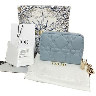 クリスチャンディオール(Christian Dior)のクリスチャン ディオール レディ ディオール Voyageur ミディアム ジップコインケース S0985ONMJ M81B【ほぼ未使用品】12402R13(コインケース)