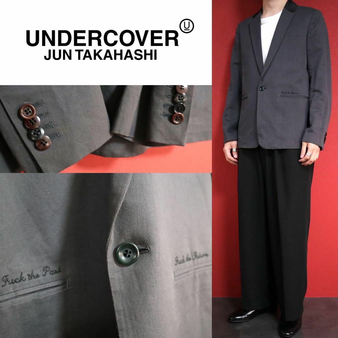 UNDERCOVER(アンダーカバー)の【スペシャル】UNDERCOVERISM 異種ボタン シルク切替 刺繍ジャケット メンズのジャケット/アウター(テーラードジャケット)の商品写真