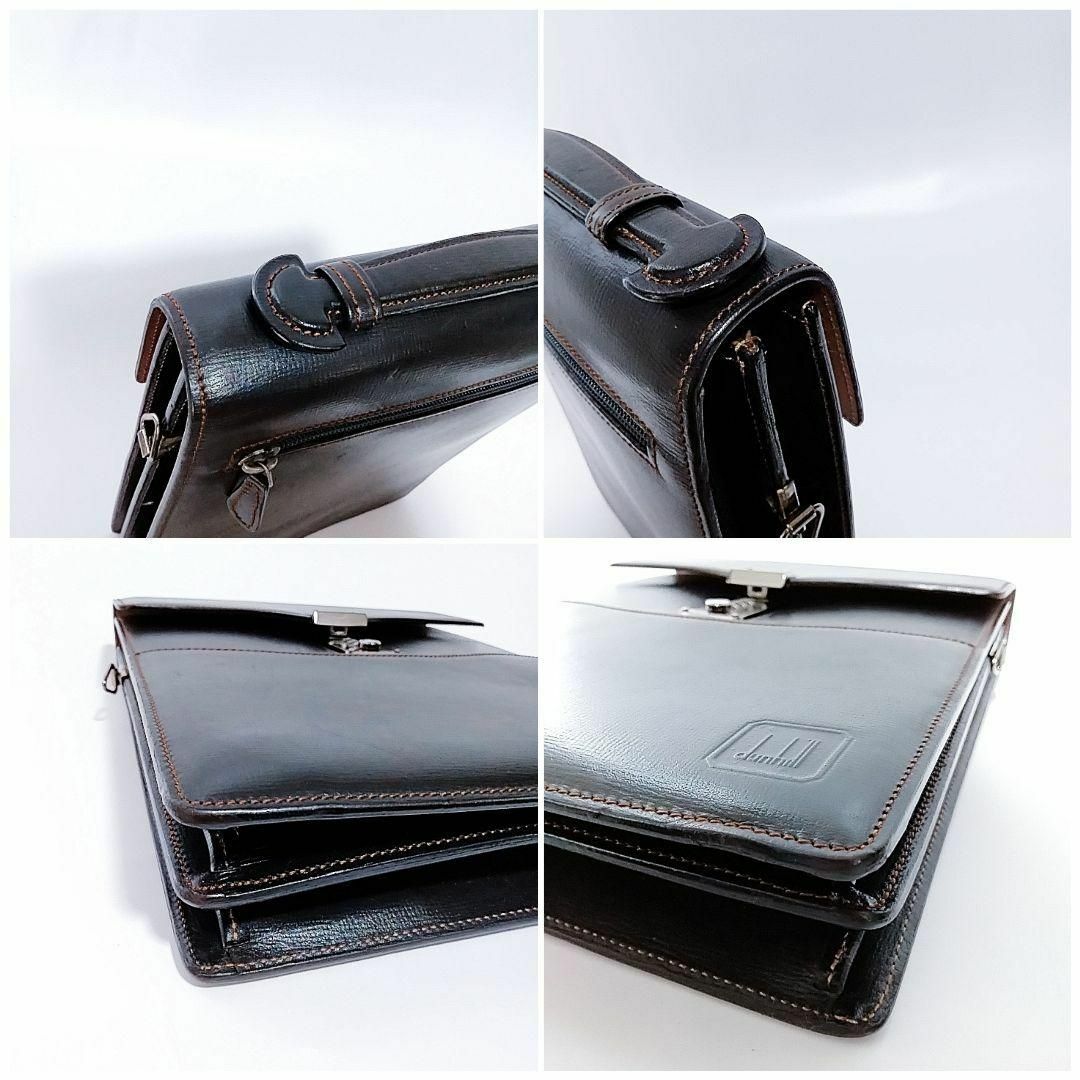 Dunhill(ダンヒル)のダンヒル 2WAY ショルダーバッグ ダイヤルロック レザー ブラック メンズのバッグ(ショルダーバッグ)の商品写真