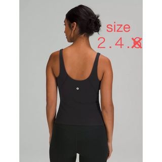 ルルレモン(lululemon)の新品 ルルレモン Align Waist-Length Tank Top（黒）(ヨガ)