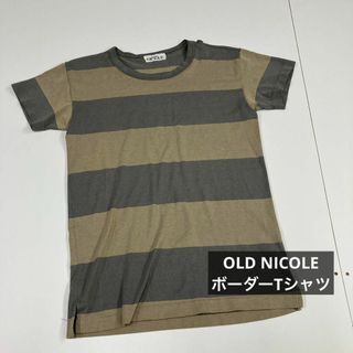 ニコル(NICOLE)のNICOLE ニコル ボーダー　Tシャツ　太ピッチ　古着　オールド(Tシャツ/カットソー(半袖/袖なし))