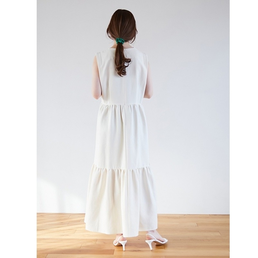 iNtimite　Shoulder Tuck Tiered One-piece レディースのワンピース(ロングワンピース/マキシワンピース)の商品写真