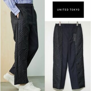 ユナイテッドトウキョウ(UNITED TOKYO)の新品【ユナイテッド トウキョウ】ウールキルト パンツ スラックス 2(w80)(スラックス)