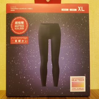 ユニクロ(UNIQLO)の新品未使用　ユニクロヒートテックウルトラウォームレギンス　XL NAVY(レギンス/スパッツ)