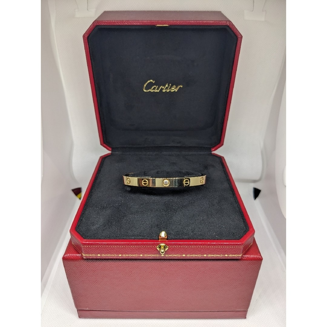 Cartier(カルティエ)のCartier LOVE オープンバングル 18 1P ダイヤ メンズのアクセサリー(ブレスレット)の商品写真