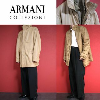 アルマーニ(Armani)の【スペシャル】アルマーニコレツォーニ ２WAY ライナーダウンロングレザーコート(レザージャケット)