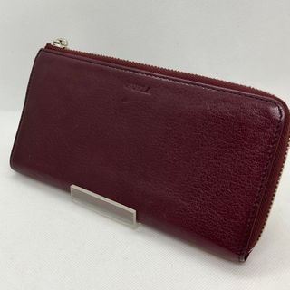 FURLAフルラ L字ファスナー 長財布 レザー  ワインレッド(財布)