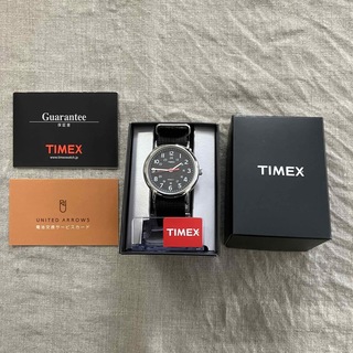 タイメックス(TIMEX)の【ジャンク】タイメックス W92-AS 腕時計 ブラック(腕時計(アナログ))
