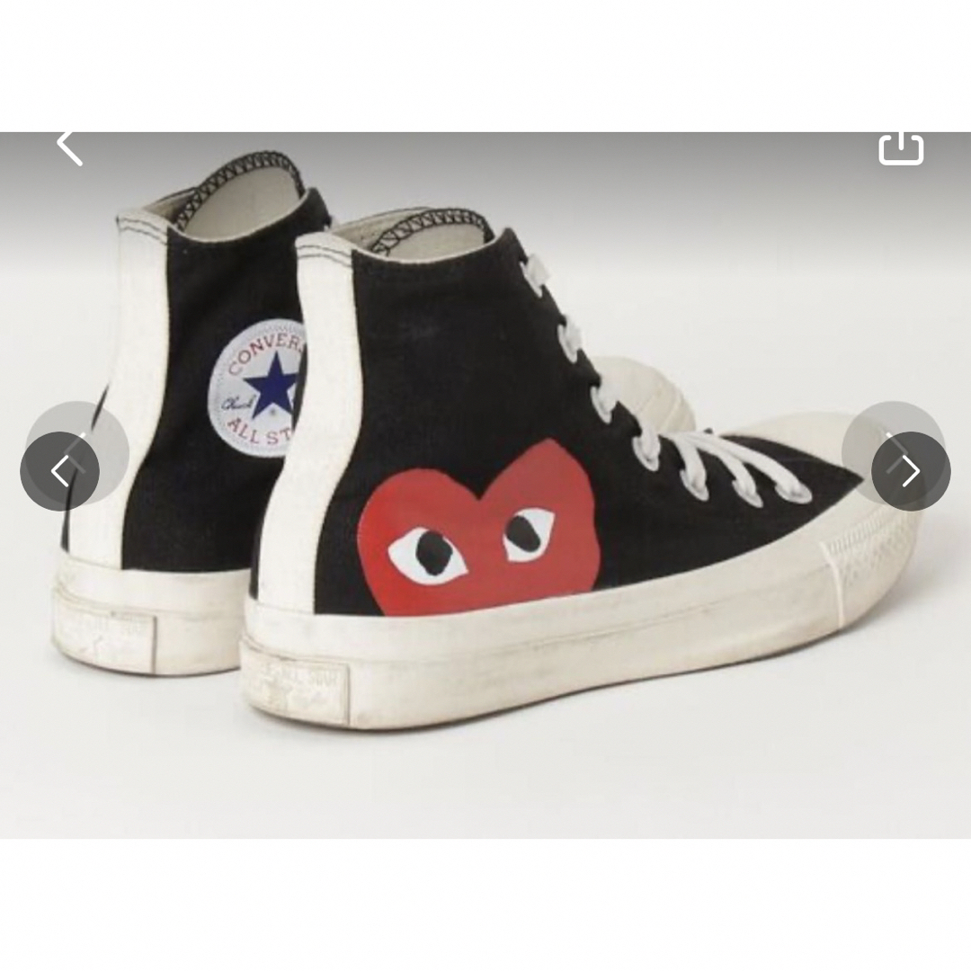 COMME des GARCONS(コムデギャルソン)のconverse PLAY COMME des GARCONS コラボ レディースの靴/シューズ(スニーカー)の商品写真