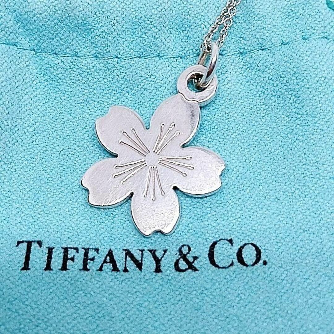 Tiffany & Co. - 美品 ティファニー ネックレス 桜 さくら 花柄 Tiffany & Co. - 美品 ティファニー ネックレス 桜 さくら 花柄