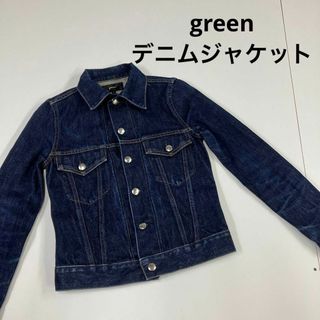 green デニムジャケット　Gジャン　3th 4th　ショート丈　ネイビー