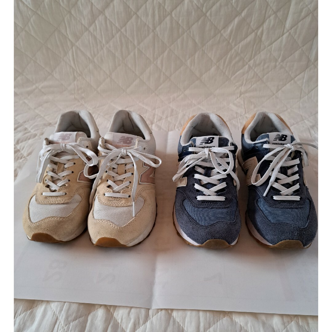 574（New Balance）(ゴーナナヨン)のnew balance　レディース　スニーカー　WL574  2足セット レディースの靴/シューズ(スニーカー)の商品写真