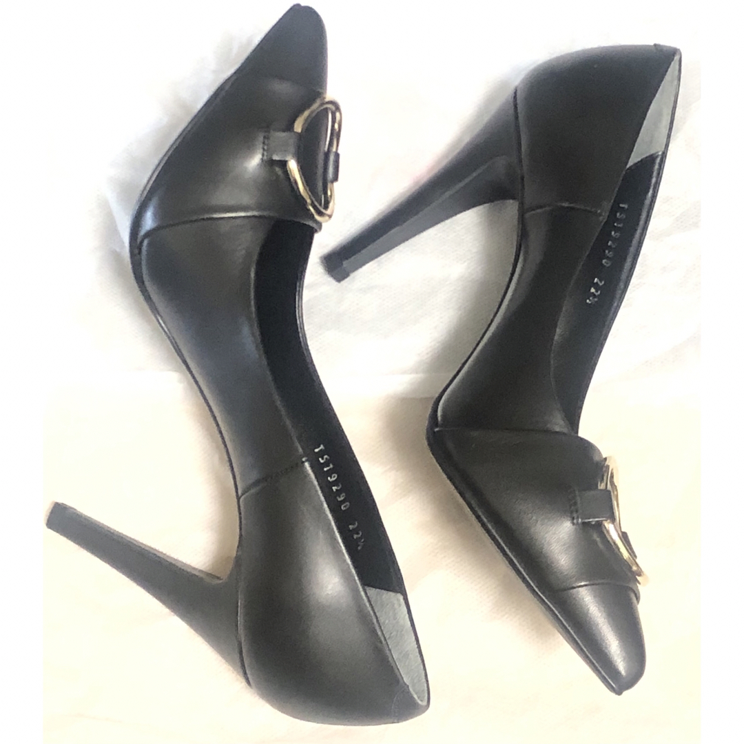 DIANA(ダイアナ)のDiana ハイヒール/パンプス9.5cm黒22.5cm レディースの靴/シューズ(ハイヒール/パンプス)の商品写真