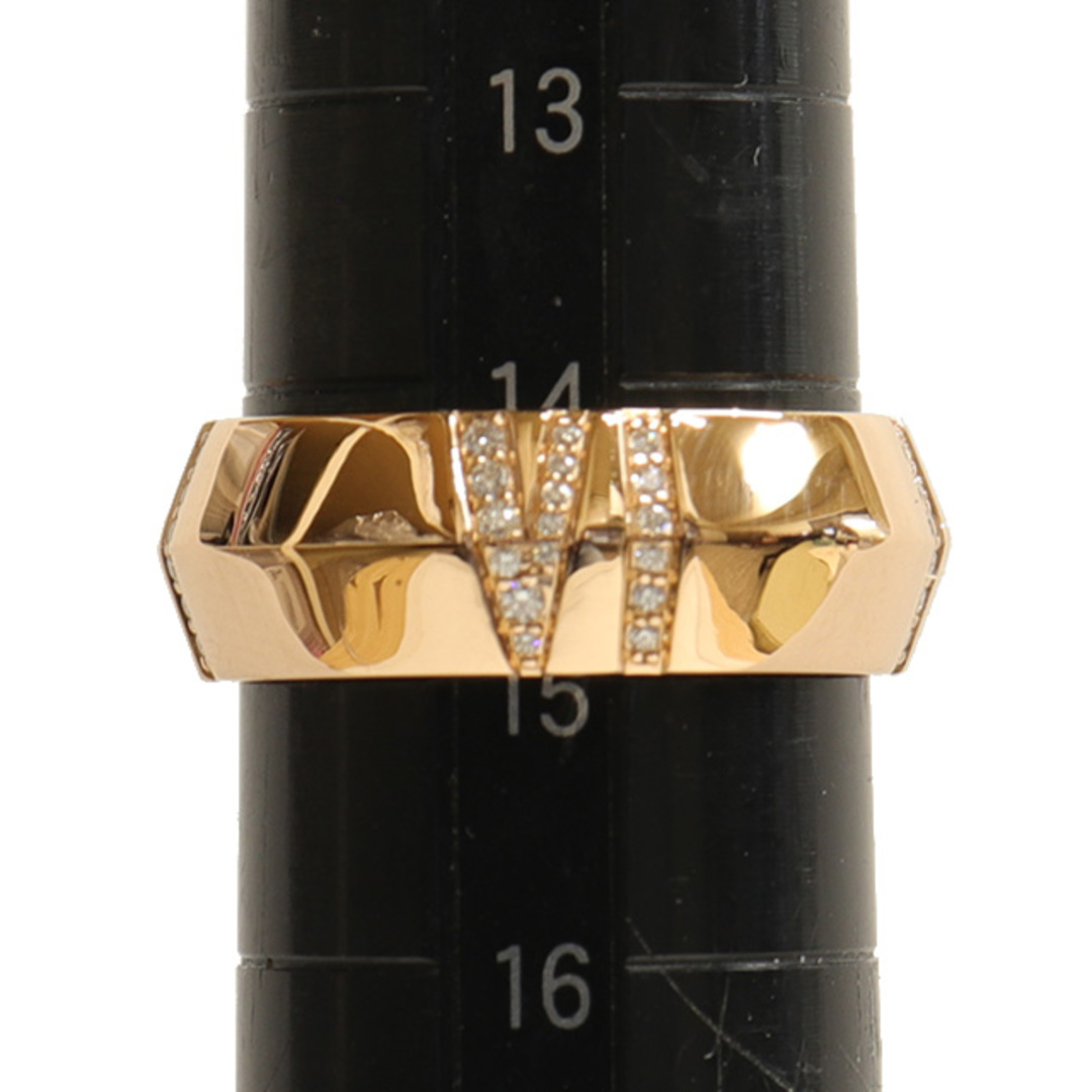 Tiffany & Co.(ティファニー)の(新品仕上げ済）ティファニー TIFFANY アトラスX クローズド ナロー ダイヤ リング ワイド 指輪 K18 PG × ダイヤモンド 約14.5号 8530 レディースのアクセサリー(リング(指輪))の商品写真