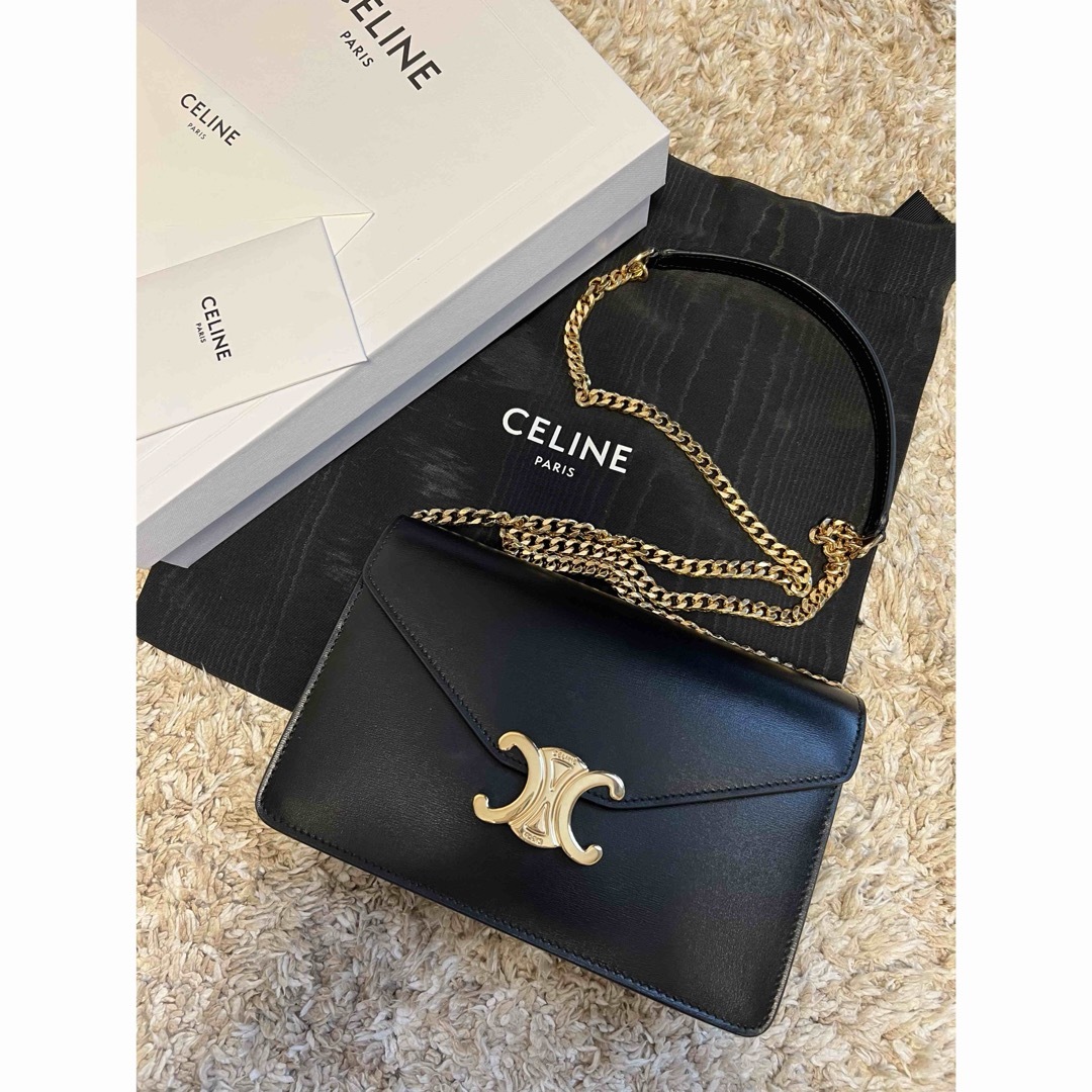 celine(セリーヌ)のCELINE チェーンウォレット マーゴ トリオンフ レディースのバッグ(ショルダーバッグ)の商品写真