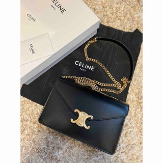 セリーヌ(celine)のCELINE チェーンウォレット マーゴ トリオンフ(ショルダーバッグ)