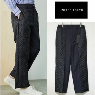 ユナイテッドトウキョウ(UNITED TOKYO)の新品【ユナイテッド トウキョウ】ウールキルト パンツ スラックス 3(L)(スラックス)