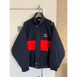 フィラ(FILA)のFILA ビンテージ　ナイロンジャケット　ダウン　古着　フィラ　90年代(ダウンジャケット)