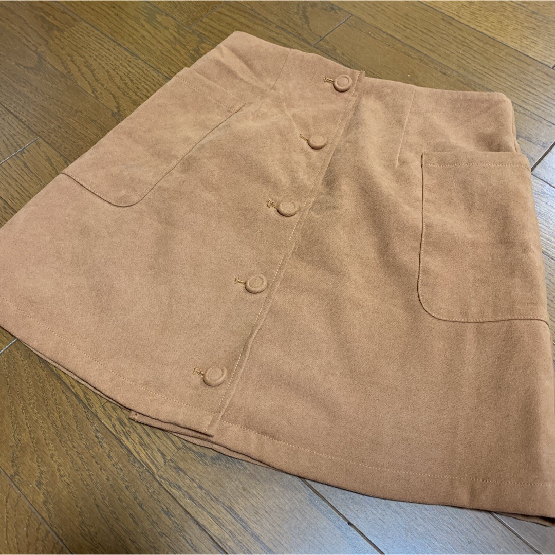 dazzlin(ダズリン)のdazzlin ブラウン スカート レディースのスカート(ミニスカート)の商品写真
