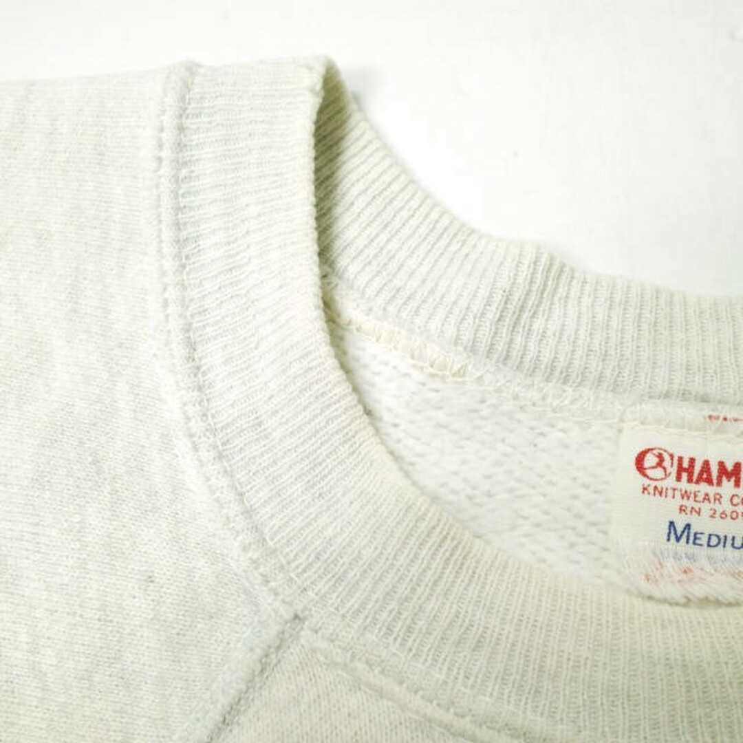 Champion(チャンピオン)のChampion チャンピオン 60s C中ランタグ DICKINSON 3段プリント スウェット M オートミール トレーナー ヴィンテージ カレッジ ラグラン トップス【中古】【Champion】 メンズのトップス(スウェット)の商品写真