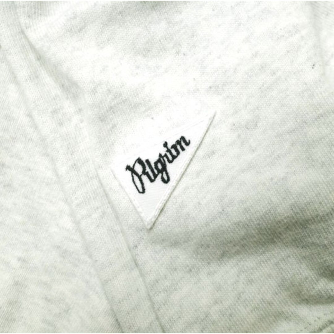 Champion(チャンピオン)のChampion x Pilgrim Surf+Supply チャンピオン ピルグリム サーフ+サプライ 23SS 別注 REVERSE WEAVE Long sleeve Crew Neck T-Shirt NOR'EASTER リバースウィーブ ロングスリーブクルーネックTシャツ C8-X409 S OATMEAL スウェット トップス【中古】【Champion】 メンズのトップス(Tシャツ/カットソー(七分/長袖))の商品写真