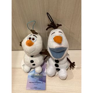 ディズニー(Disney)の♡ディズニー アナと雪の女王 オラフ ぬいぐるみ マスコット 2個セット♡(ぬいぐるみ)