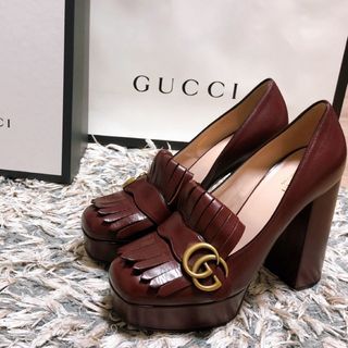 グッチ(Gucci)のGUCCI プラットフォームローファー(ローファー/革靴)