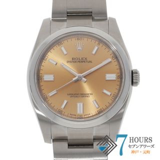 ロレックス(ROLEX)の【119706】ROLEX ロレックス  116000 オイスターパーペチュアル ホワイトグレープダイヤル ランダム番 SS 自動巻き ギャランティーカード 当店オリジナルボックス 腕時計 時計 WATCH メンズ 男性 男 紳士【中古】(腕時計(アナログ))