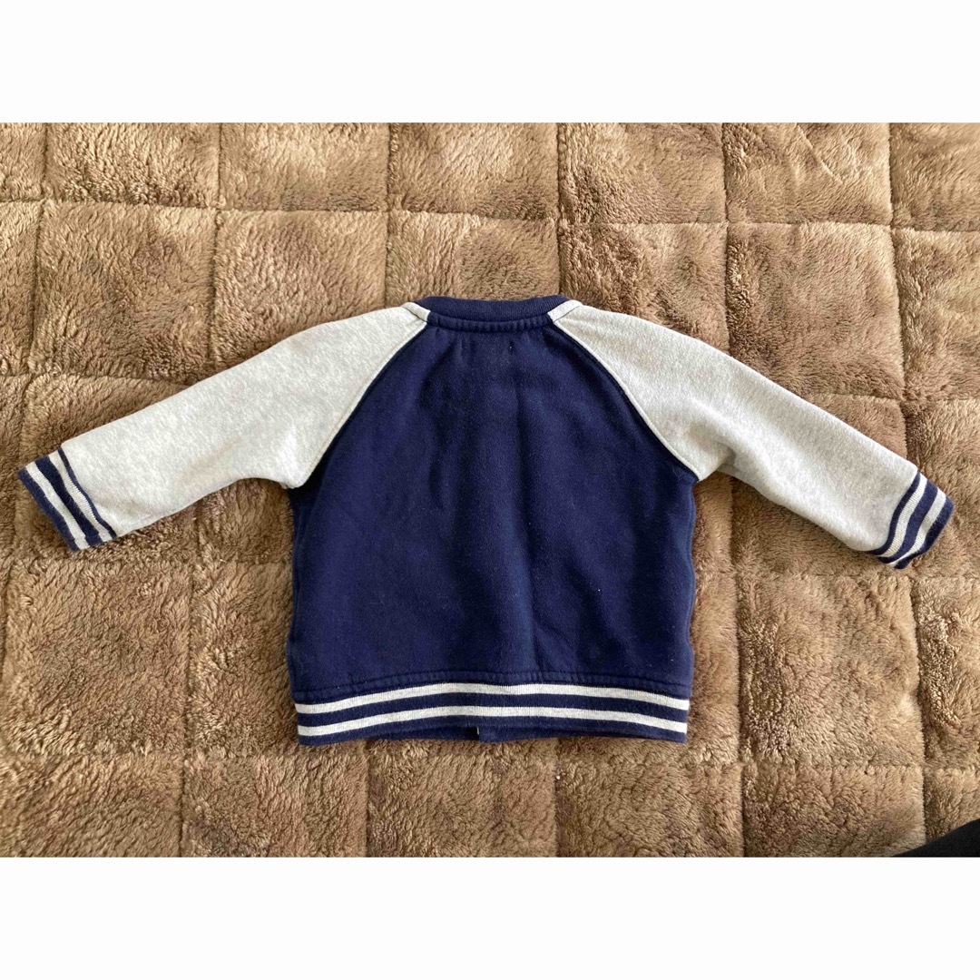 POLO RALPH LAUREN(ポロラルフローレン)のポロ　ラルフローレン　バーシティジャケット　70cm キッズ/ベビー/マタニティのキッズ服女の子用(90cm~)(ジャケット/上着)の商品写真