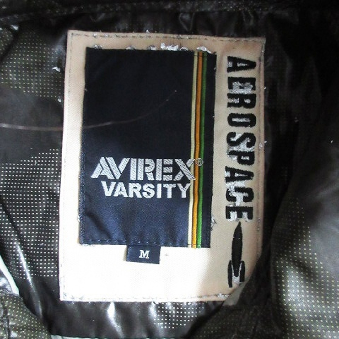 AVIREX(アヴィレックス)のアヴィレックス VARSITY aerospace パーカー 迷彩 M カーキ メンズのトップス(パーカー)の商品写真
