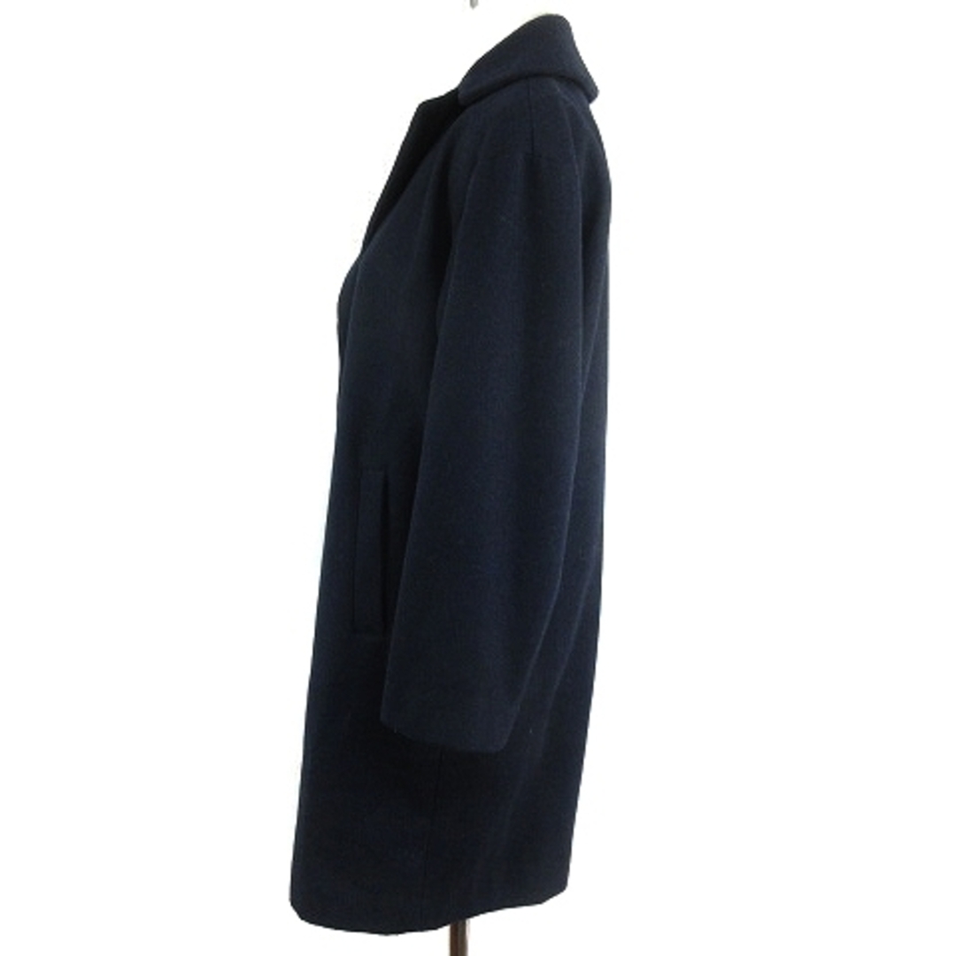 chocol raffine robe(ショコラフィネローブ)のショコラフィネローブ チェスターコート 長袖 厚手 無地 F 紺 アウター レディースのジャケット/アウター(その他)の商品写真