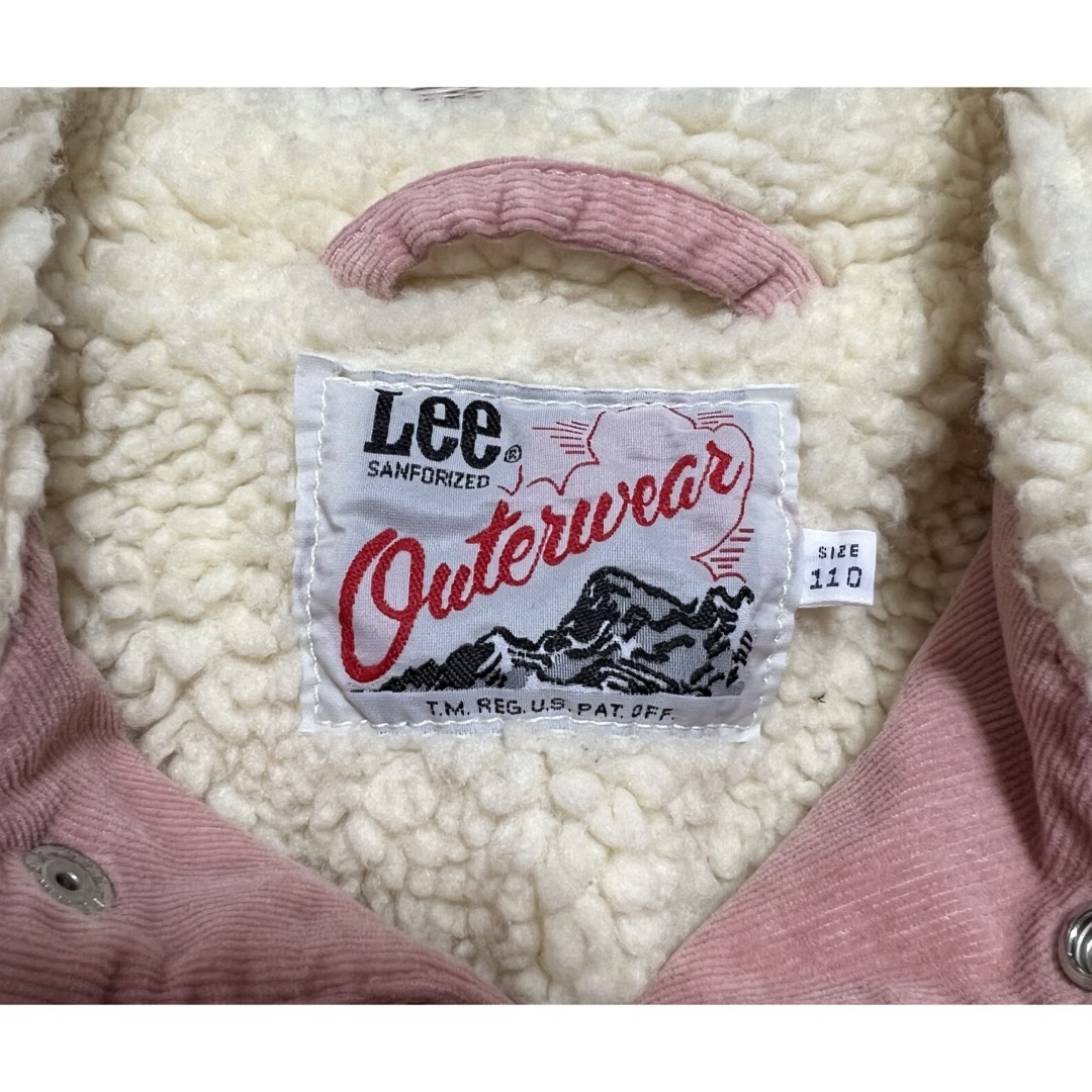 Lee(リー)のLee キッズ　ボア　ジャケット キッズ/ベビー/マタニティのキッズ服女の子用(90cm~)(ジャケット/上着)の商品写真