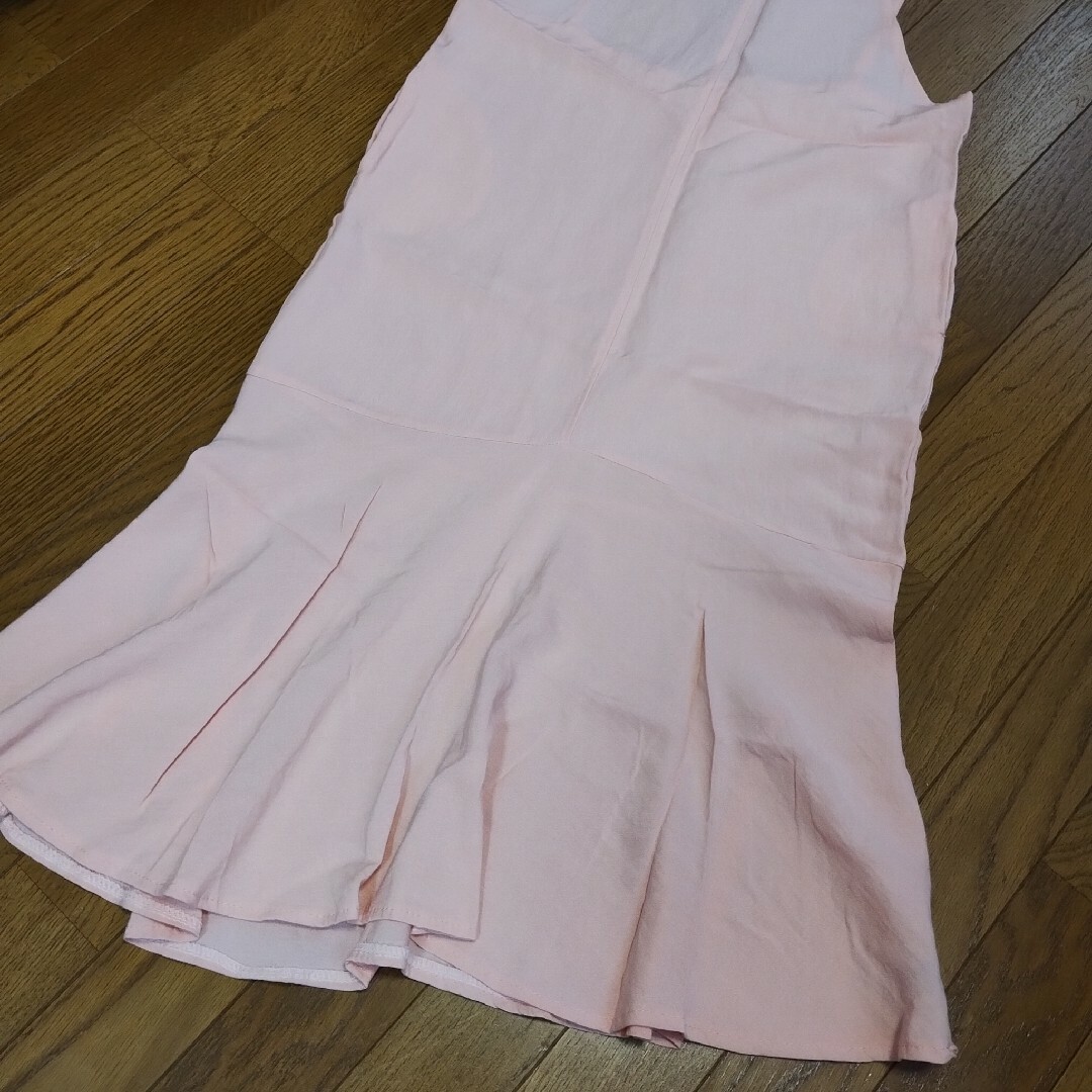 ワンピース　ピンク　マーメイド　スカート レディースのワンピース(ひざ丈ワンピース)の商品写真
