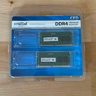 シーエフデー(CFD)のノート用メモリ　DDR4-2400 W4N2400CM-4G 4G 2枚組(PCパーツ)