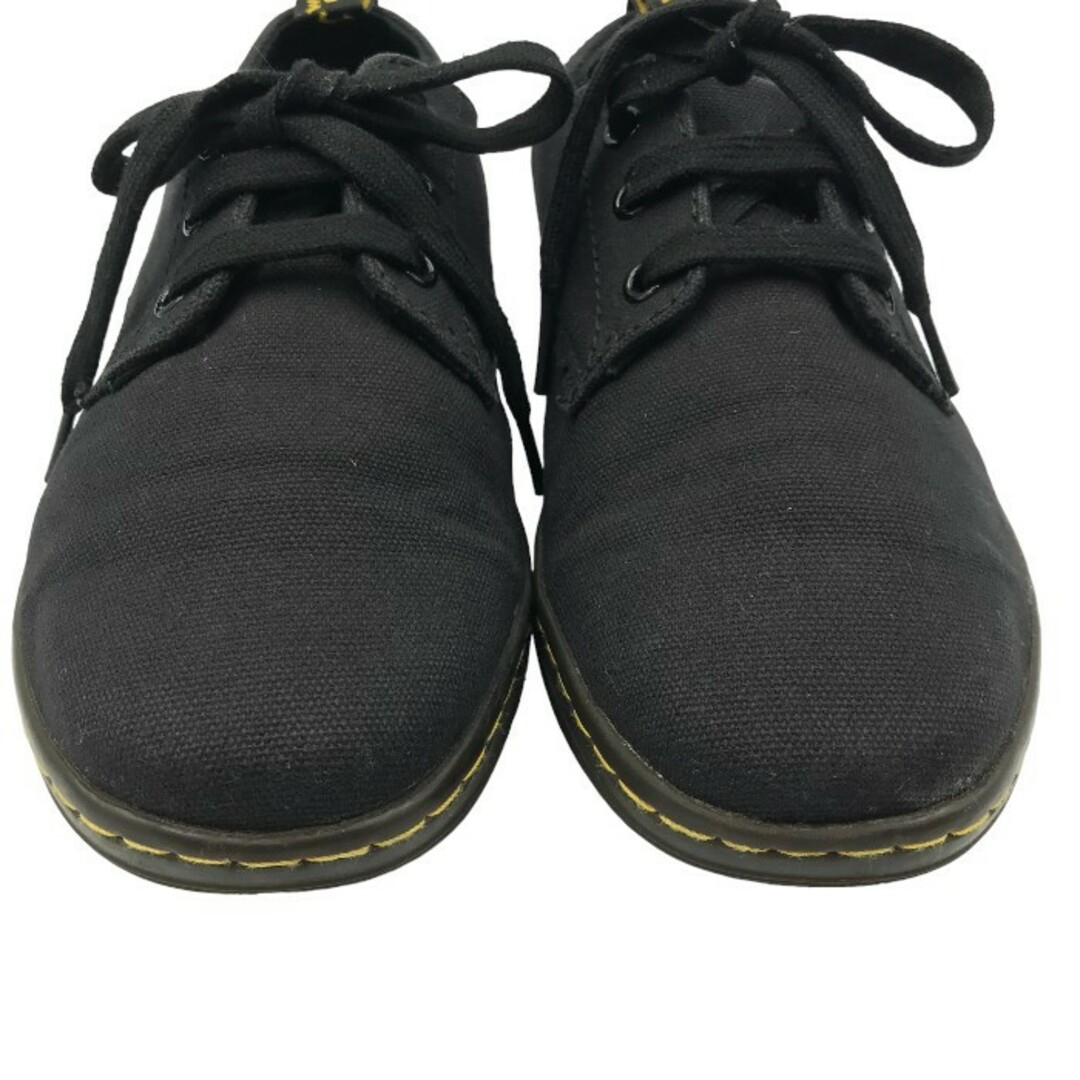 Dr.Martens(ドクターマーチン)のDr.Martens ドクターマーチン CALLUM キャンバス ローカット スニーカー UK6 25cm ブラック 3ホール メンズ レディース 靴 シューズ 中古 KW1 メンズの靴/シューズ(スニーカー)の商品写真