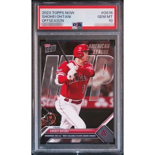 トップス(Topps)の【ワンオーナー品】topps now 大谷翔平 2023 mvp PSA10(シングルカード)