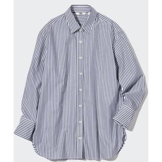 ユニクロ(UNIQLO)のUNIQLO ストライプシャツ(シャツ/ブラウス(長袖/七分))