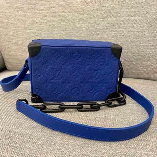 ルイヴィトン(LOUIS VUITTON)のルイヴィトン ショルダーバッグ トリヨンレザー ミニ・ソフトトランク　ブルー(ショルダーバッグ)