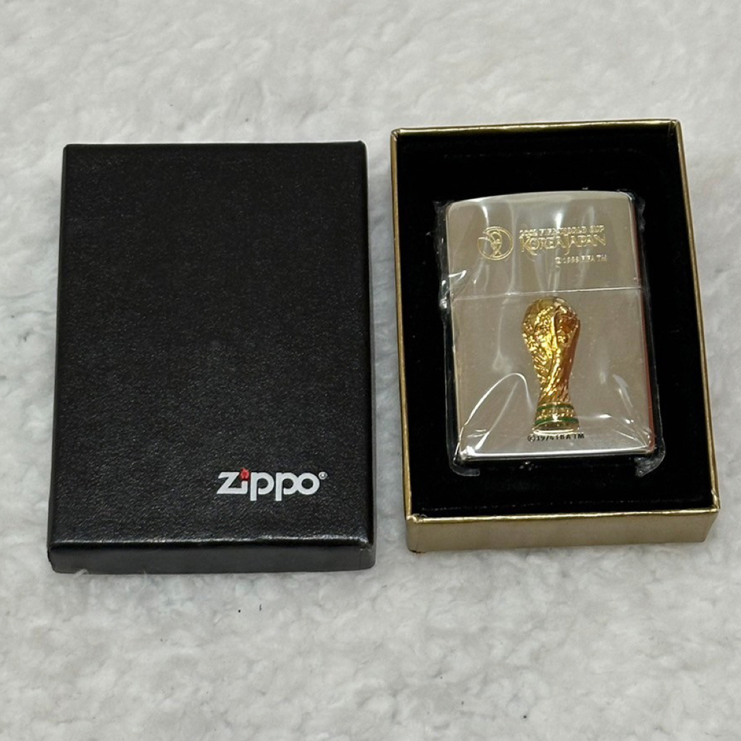 ZIPPO(ジッポー)のワールドカップ 2002 zippo スポーツ/アウトドアのサッカー/フットサル(記念品/関連グッズ)の商品写真