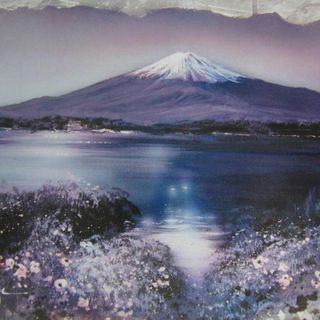 ネイト・ジョルジオ、【Mt.FUJI IN SPRING TIME】(絵画/タペストリー)