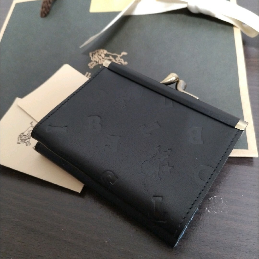 IL BISONTE(イルビゾンテ)の新品 イルビゾンテ 本革 レザー 財布 ウォレット 限定 モノグラム ブラック メンズのファッション小物(折り財布)の商品写真