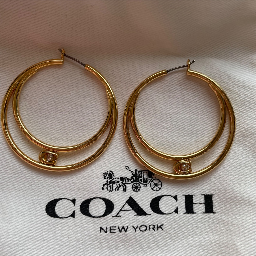 COACH(コーチ)のCOACH フープピアス レディースのアクセサリー(ピアス)の商品写真